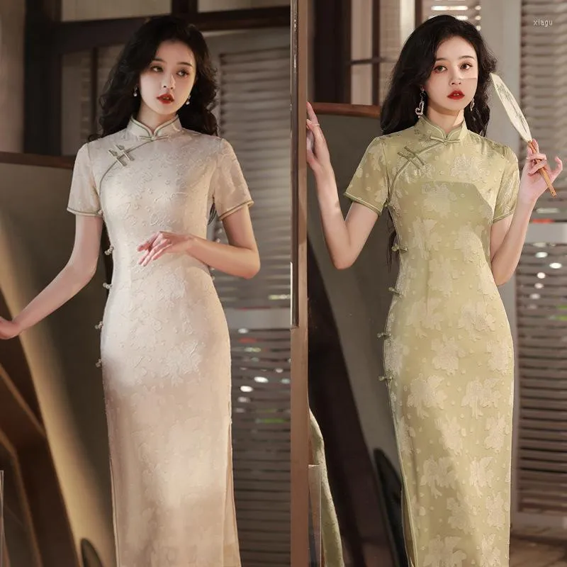 Roupas tnicas Jacquard Vestidos Orientais De 243 85 DHgate