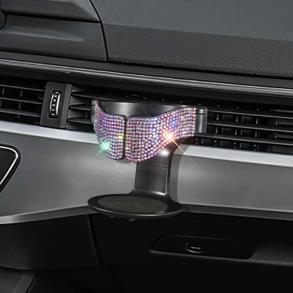 Diamond Pink Car Cup Holder Outlet Air Vent Mount For Beverage