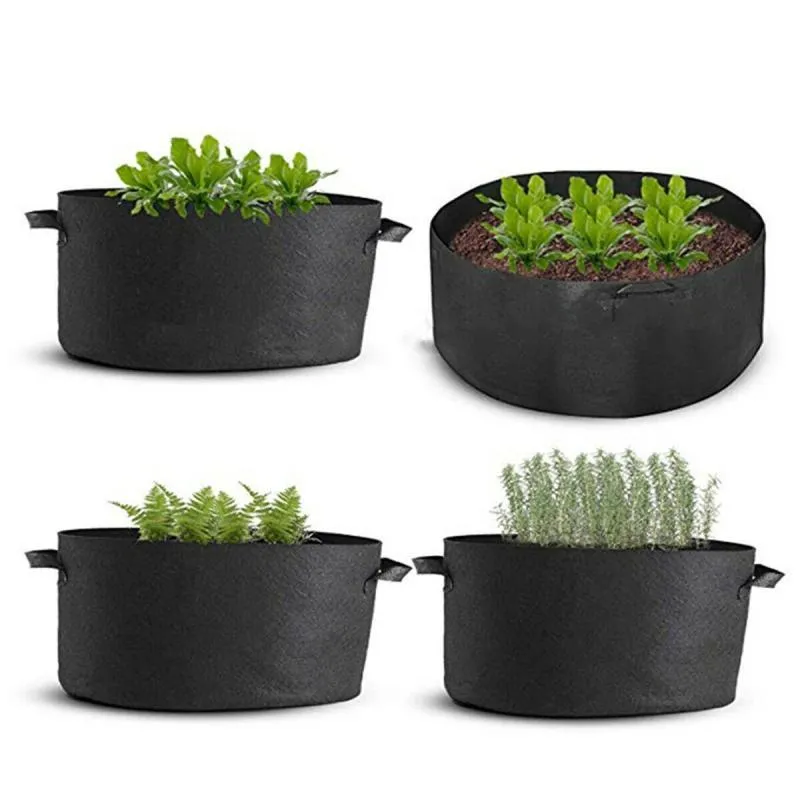 Planters & Pots Garden Round Planting Container Grow Bags Breathable
