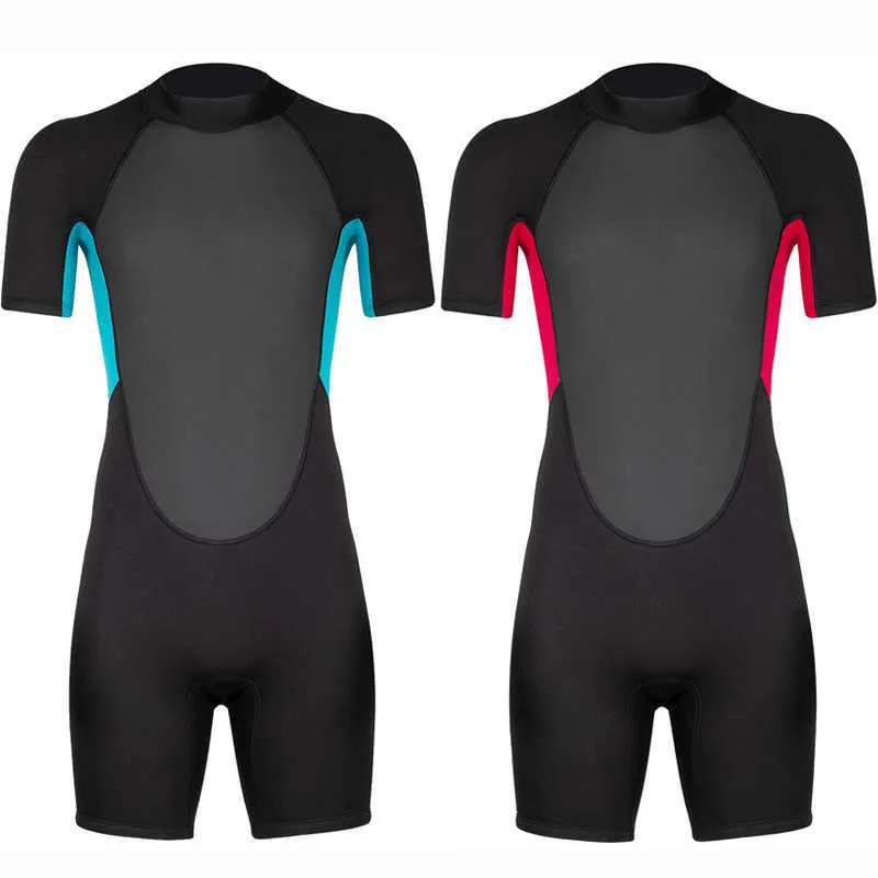 Combinaisons Etanches Enfants Shorty Combinaison Enfants 3mm Néoprène Surf Maillot De Bain Combinaison De Plongée Pour Garçons Filles Scuba Underwater Freediving Maillots De Bain Thermique J230505