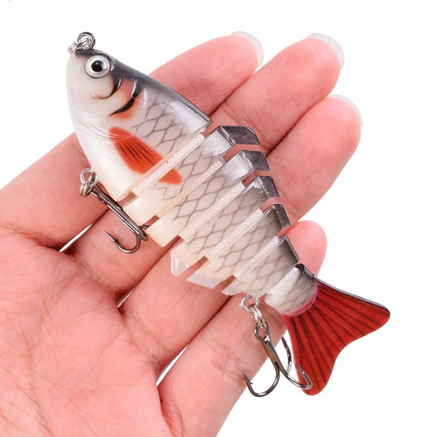 Jointed Multi Section Realistic Fishing Lures 10cm/15g Wobbler Crankbait  For Swimbait, Trolling, Carp Tackle From Piao09, $7.36