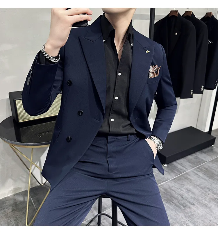 スーツ Double-breasted setup & shirt & tie e5a31689-90ab-4ebf-9242-