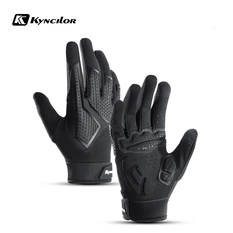 Sports Gloves Men Women Cycling Full Finger Non Slip Shock proof Gel Pad Breathable Road Mountain Bike Bicycle Motorcycle Riding 230505