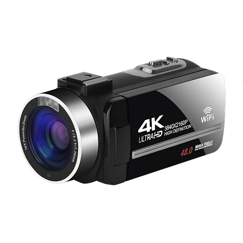 Professional 4K Komery 4k Camcorder With WIFI 18X Time Lapse And