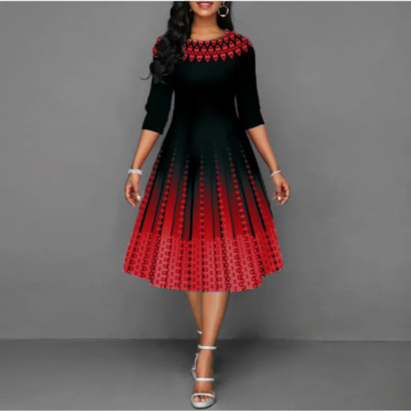 knee length dresses for ladies Gradient One-Shoulder Midi Dress Pink/Multi / S main image 0