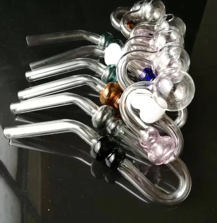 Pfeifen Aeecssories Glas Shishas Bongs Farbiger Kürbisschlangentopf