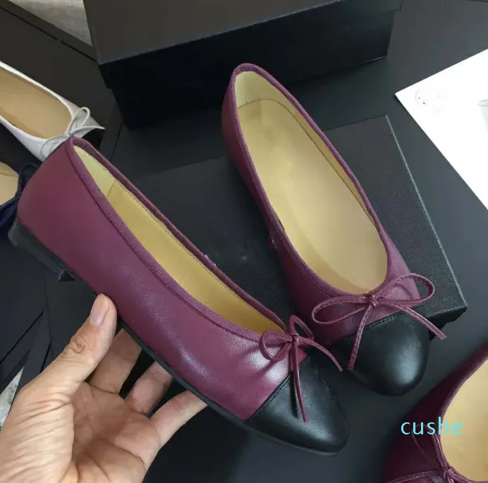 Sapatos de vestido de balé de luxo no atacado Sapatos de balé de balé de designer de luxo Tamanho 35-41