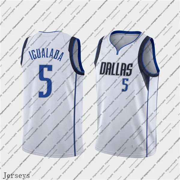 Dallas Mavericks Men Jersey 77 Doncic 42 Kleber 5 Igualada 6 Porzingis 11 Equality Vienlidziba Luka Dirk Kristaps Association NBA Basketball
