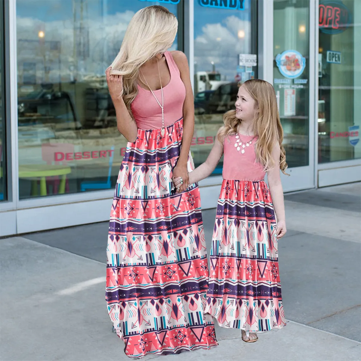 Mom and daughter matching dress in flipkart outlet