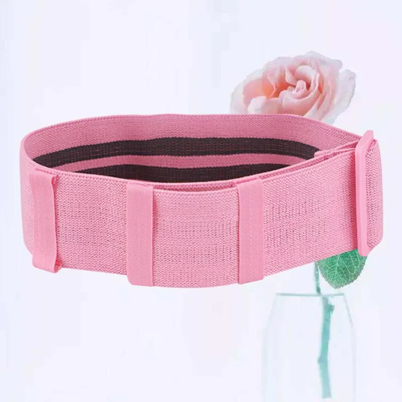 Bandes de résistance Bande réglable Épaissie Yoga Hip Training Boucle élastique antidérapante pour dames (petite)