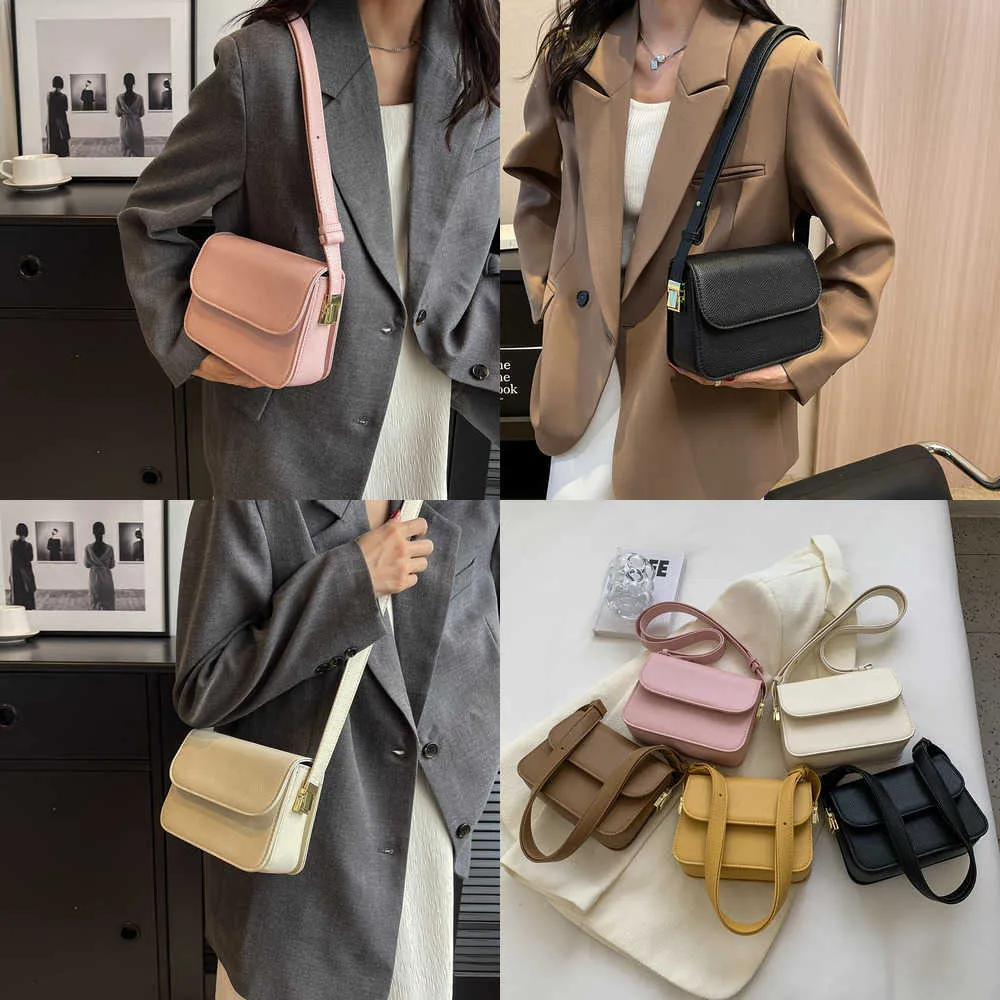 Nxy Mini Leather Cute Mitue Cold Color Bags New Simple Designer Dimbag Lady Phouse Phound Undermy Bag 230424