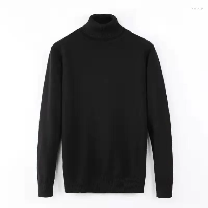 Herentruien Heren Kleine paard Hoge hals katoenen trui Herfst Winter Jersey Jumper Hombre Pull Homme Hiver-pullover Men Breaked