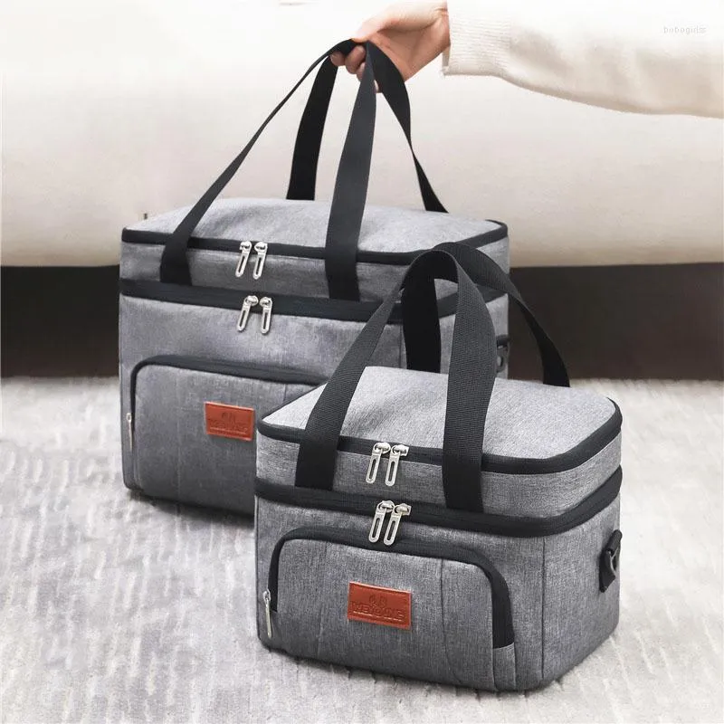 Storage Bags Double Insulation Package Outdoor Picnic Pack Waterproof Ice Thickened EVA Fresh-keeping Lunch Bento