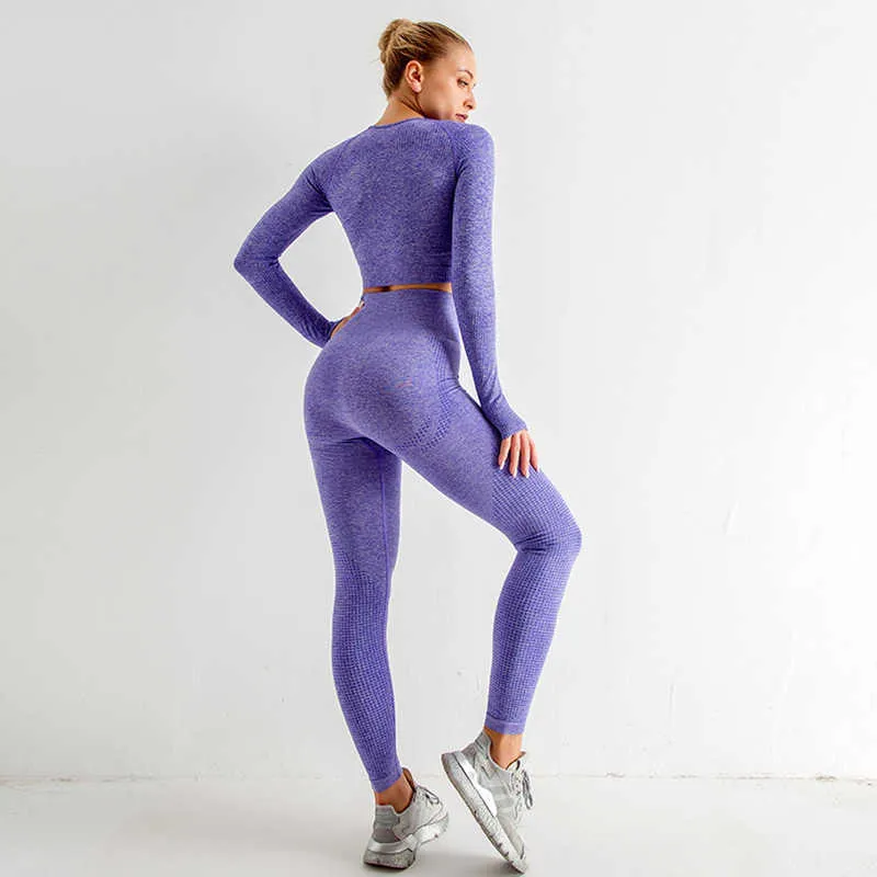 Seamless Mooslover Seamless Yoga Set For Women 2/3/Fitness Sports Bra And  Leggings With Long Sleeves Active Wear Gym Outfit Tracksuit P230505 From  Musuo10, $15.91