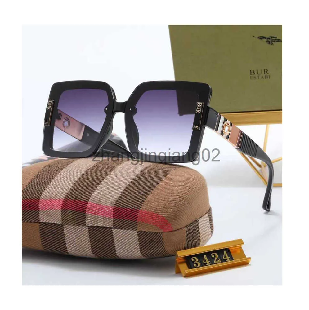 Designer Burbrery Sunglass Cycle Luxury Fashion Sports Polarize Gafas de sol para hombres, mujeres, verano, vintage, béisbol, resistente a los rayos UV, conducción en la playa, gafas de sol negras