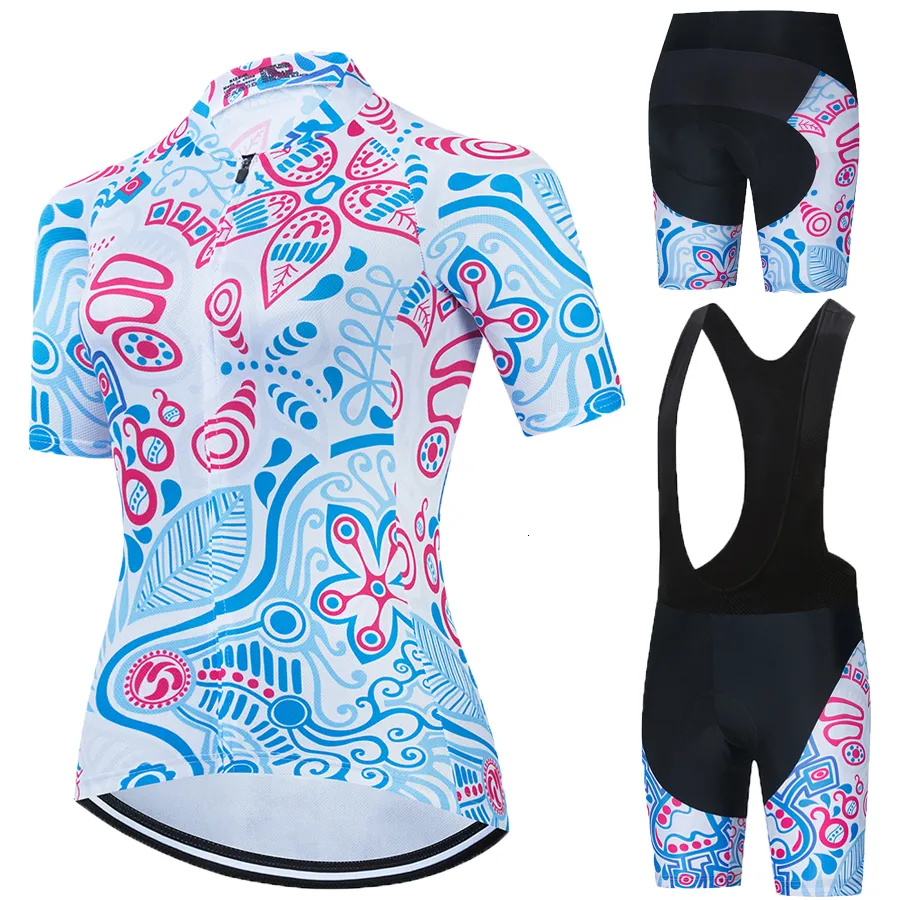 Cycling Jersey Set kleding Vrouwelijke vrouwen S -shorts Vrouw Kleding Mountain Bike Bicycle Set Sportwear Equipment 230505