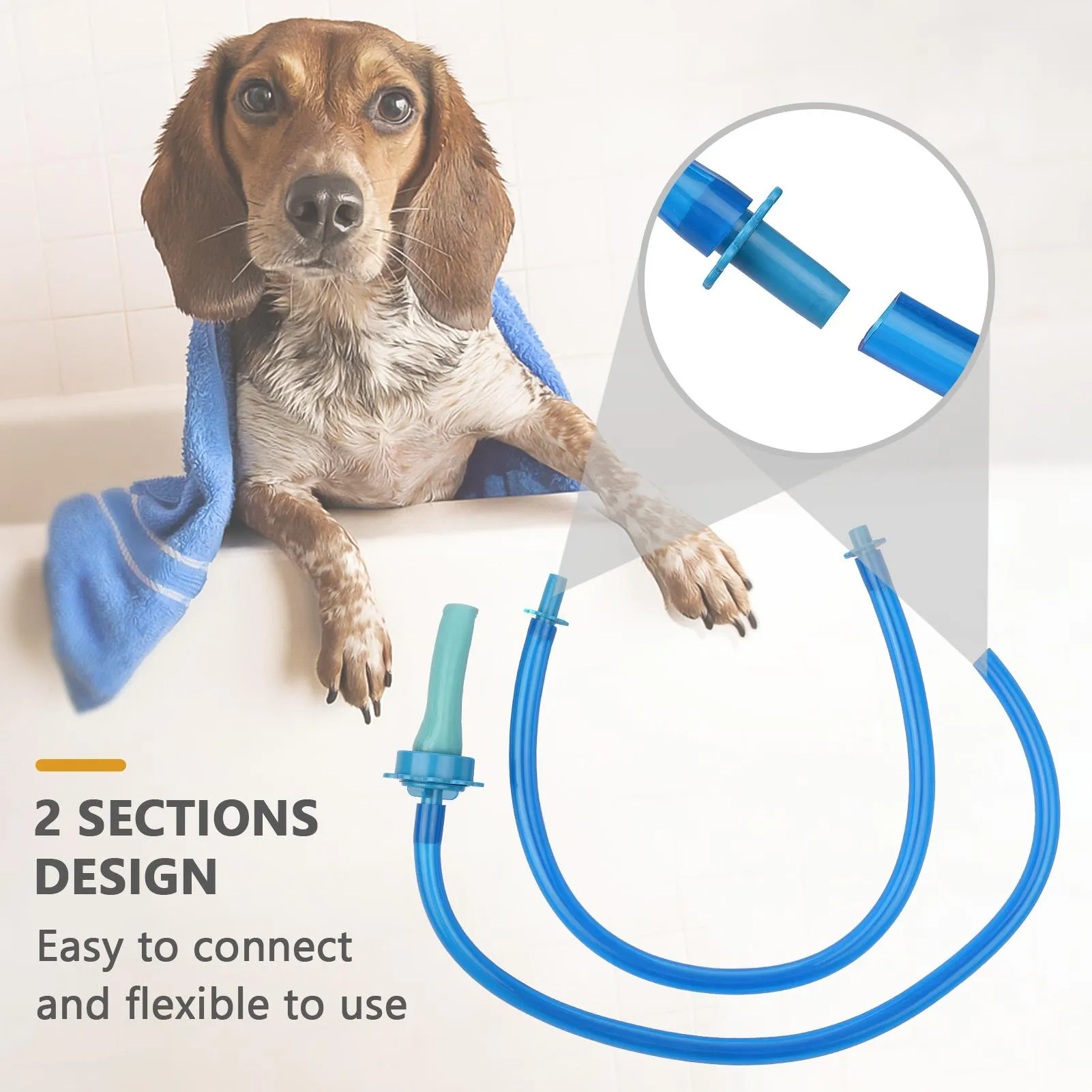 Pet Shower Attachment, Dog Shower Attachment for Shower Head