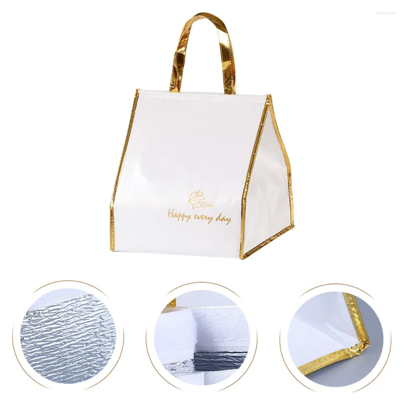 Dinnerware Sets 2 Pcs Grocery Carrier Insulated Bags Cooler Ice Packs Bag Cold Large Portable Wagon