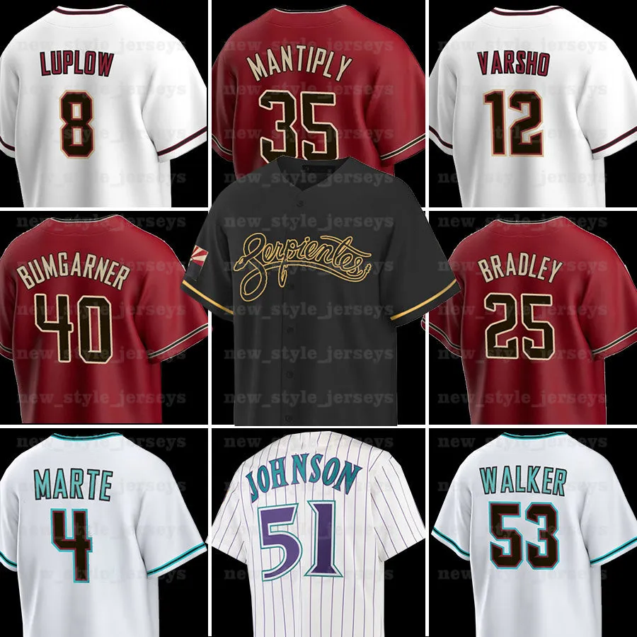 53 Adolis Garcia Baseball Jerseys Randy Johnson Ketel Marte Arizona Corbin Carroll Dominic Fletcher Lourdes Gurriel Jr. Madison Bumgarner