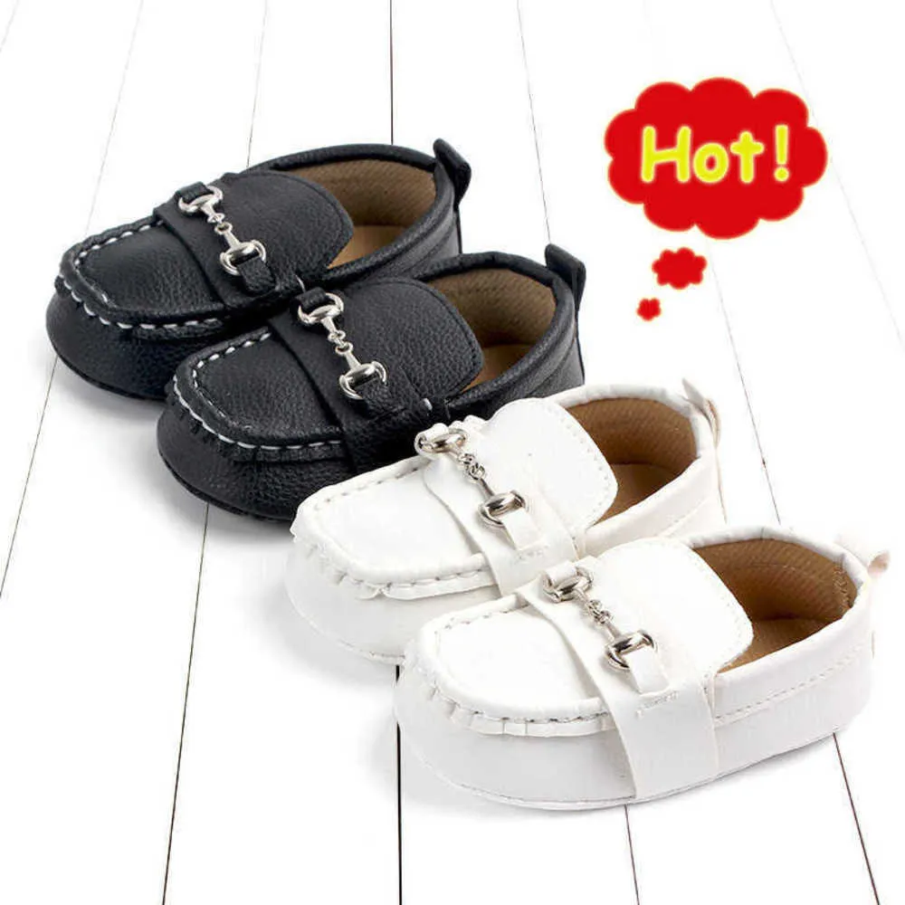 Athletic & Outdoor Casual Baby Shoes Soft Sole Pu Leather Newborn Boys Girls First Walker Infant 0-18months
