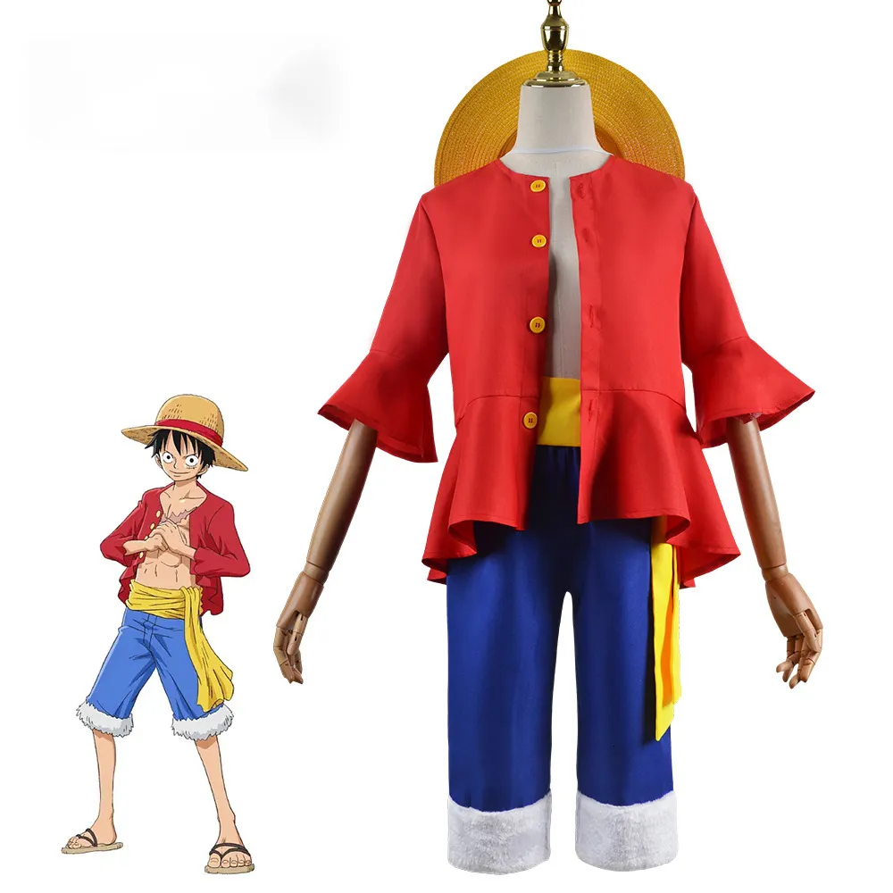 Theme Costume Monkey D. Luffy Anime Cosplay Costume 230504