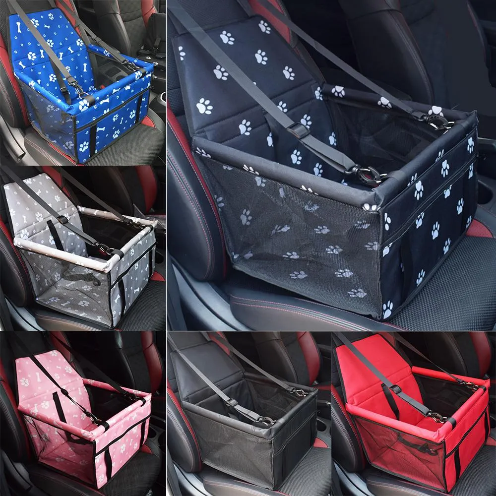 Carriers Dog Carrier Waterproof Dog Booster Seat Pet Cat Travel Protector Dog Car Seat Cover Basket With Mesh Hanging Bag For Small Dogs