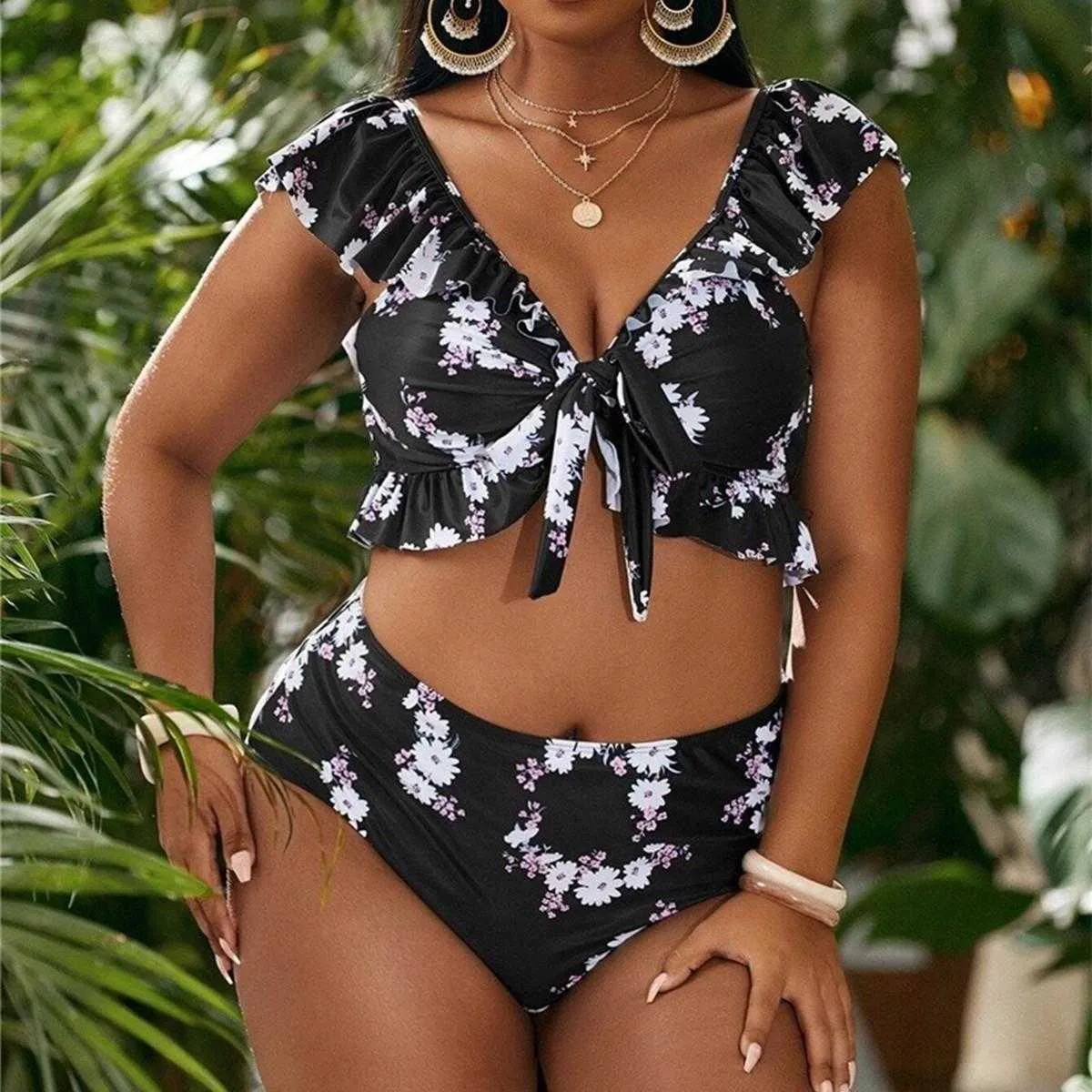 Grosse femme discount maillot de bain