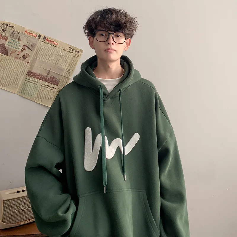 Green hoodie outfit mens online