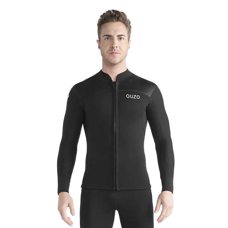 Wetsuits drysuits volwassenen 3 mm wetsuits lange mouw neopreen wetsuits topbottom front zip thermische zwempak surfen duikpakken j230505