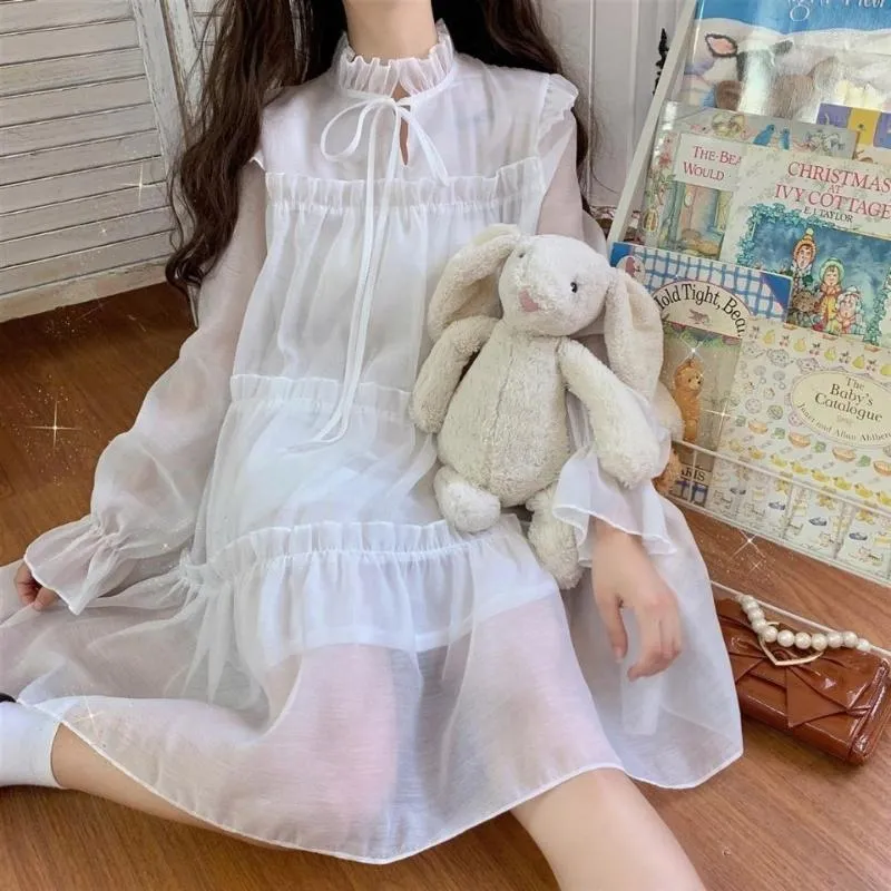 White japanese dress on sale