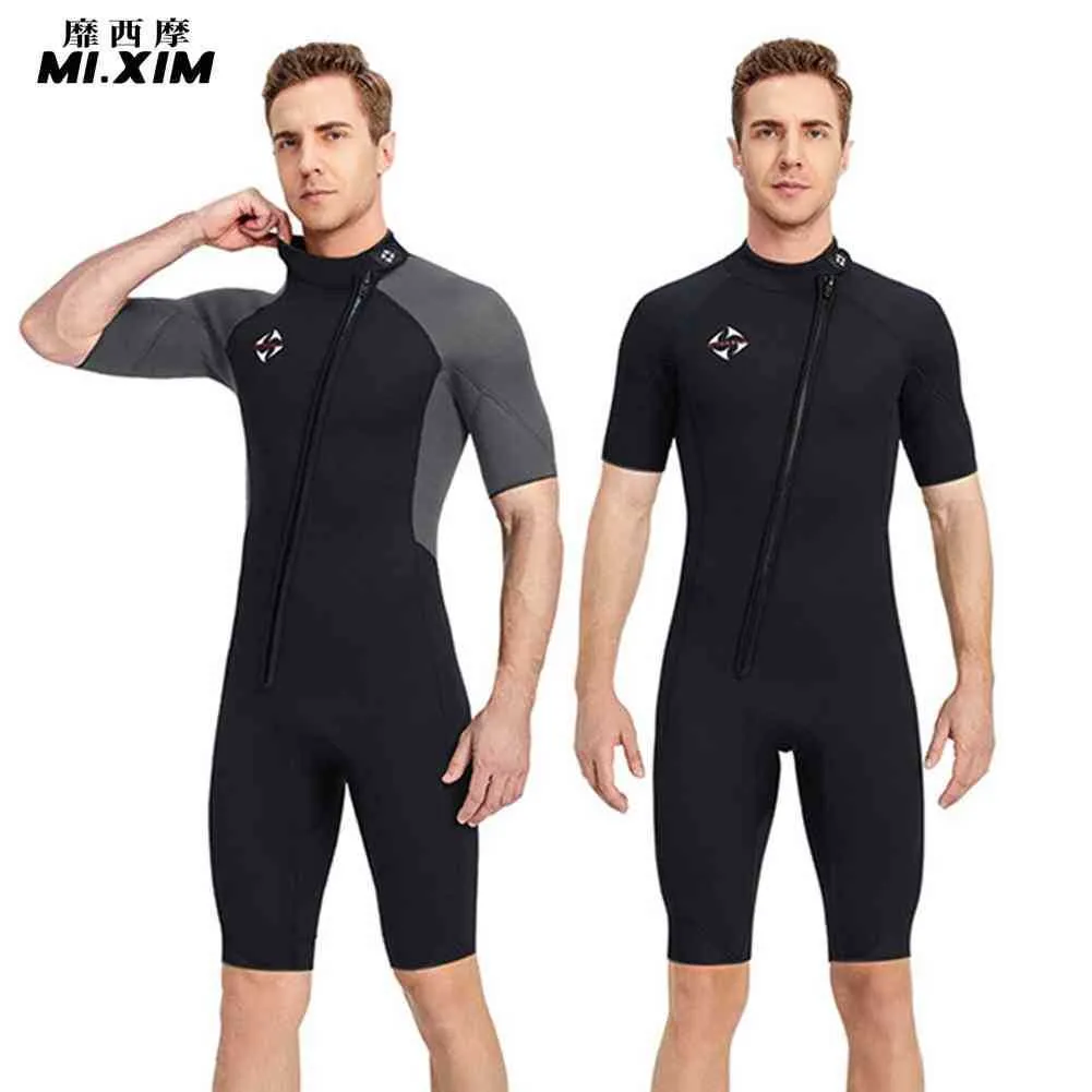 Combinaisons de plongée Combinaisons étanches 3mm Combinaison en néoprène Hommes Plongée sous-marine Combinaisons chaudes thermiques One Piece Natation Surf Kayak Snorkeling Combinaison de plongée Vêtements J230505