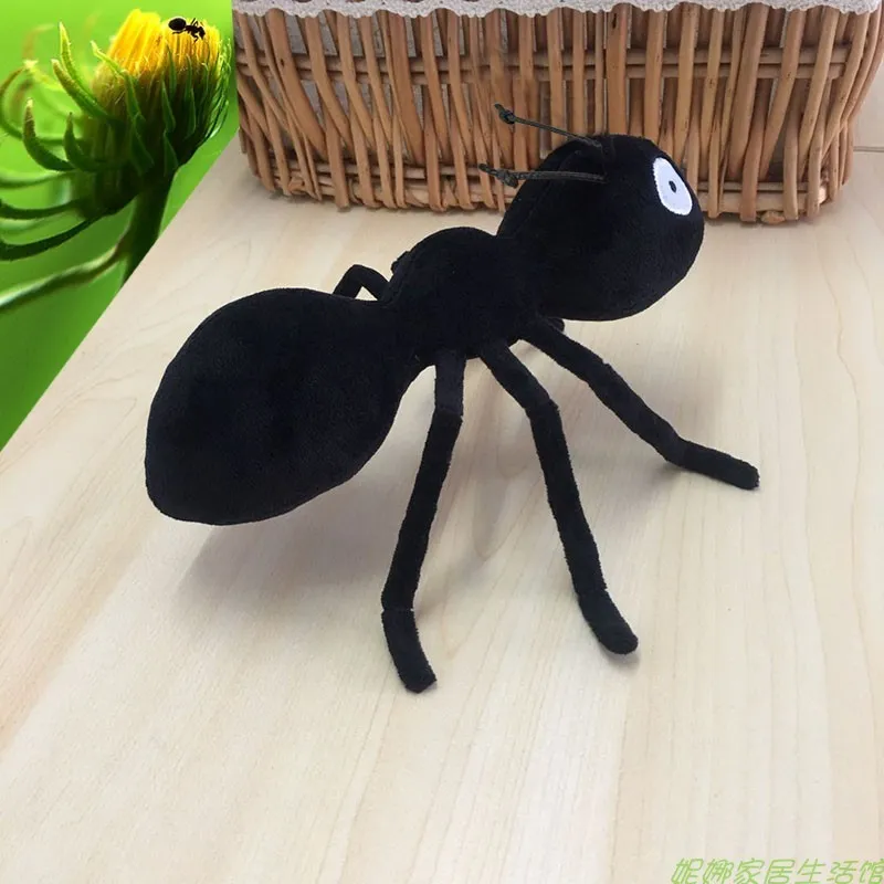 Plush Dolls Simulation Ant Realistische modellering Gesneden dieren Zacht speelgoed voor vriend Creative Gift 230504