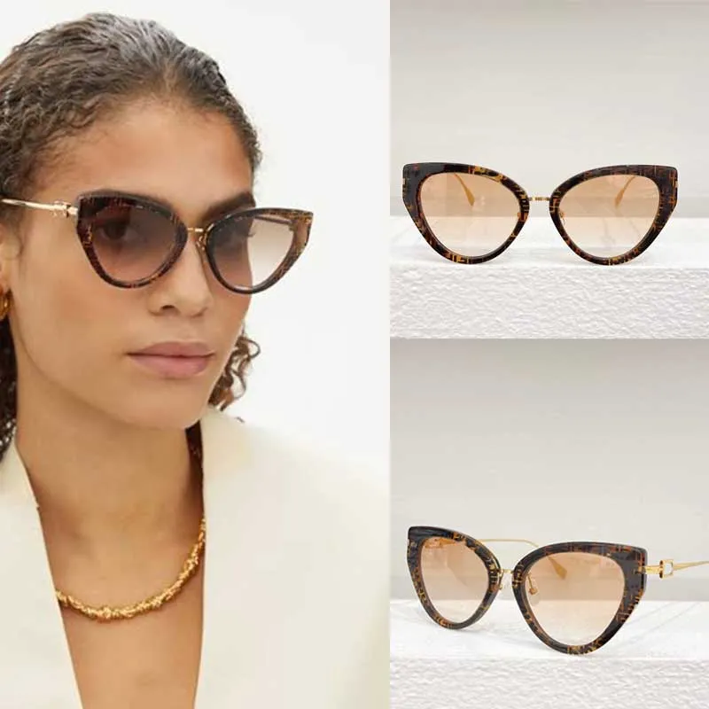 Diff Chic Gold Cat-Eye Sunglasses Diff Eyewear | Accessories | Diff Eyewear Gold Sunglasses  main image 4
