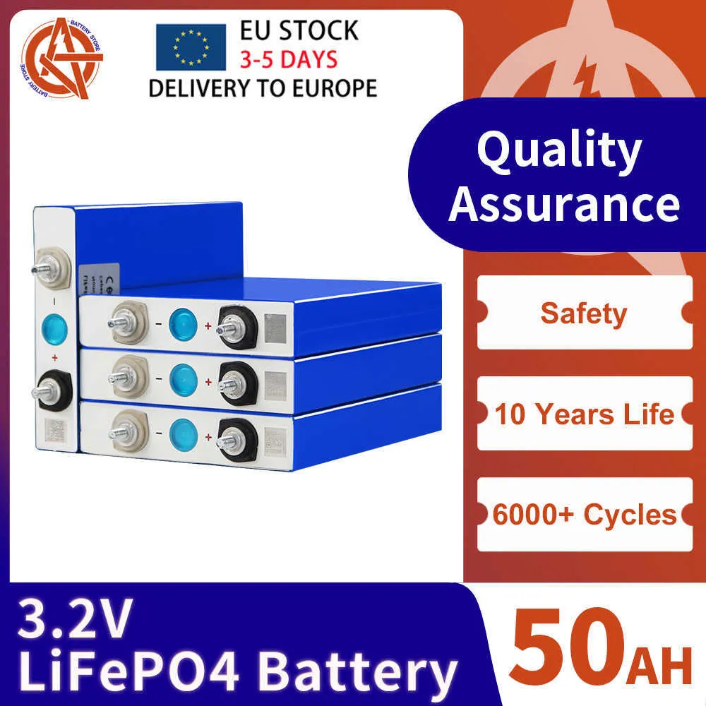 HOT SALE 50AH LIFEPO4 BATTERY Helt ny laddningsbar litiumjärnfosfat Batteri DIY 12V 24V 48V RV EV Båtsolsystem