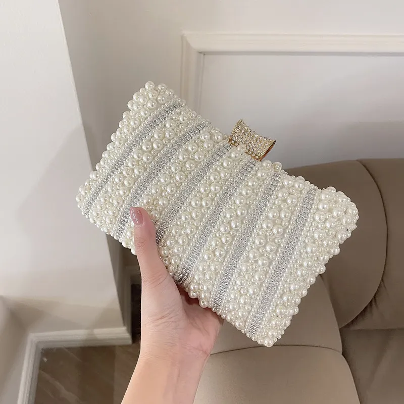 Vintage pearl clutch top