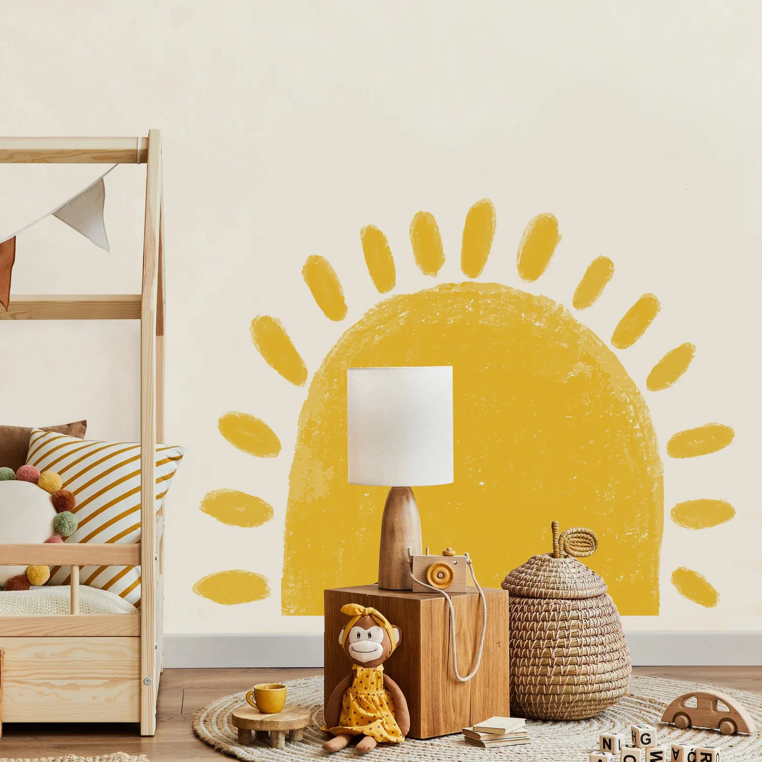sunshine wallpaper nursery