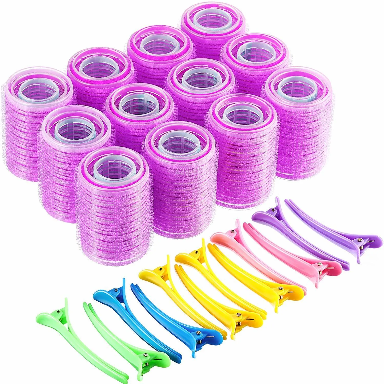 Hair Rollers Jumbo Hair Rollers Hair Curlers 24/48 Pcs 3 Sizes Large Self Grip Hair Curlers for Long Hair Big Hair Rollers for Long Hair 230505