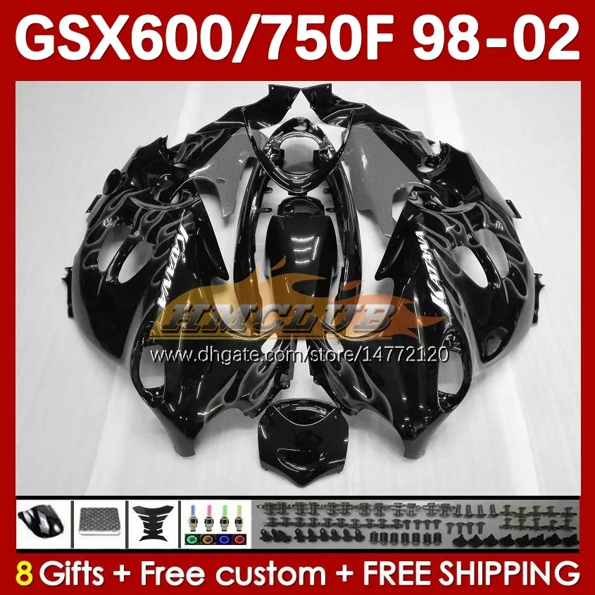 スズキのフェアリンググレーカタナGSXF 600 750 CC 600CC GSXF600 GSXF-750 169NO.116 GSX750F GSX600F 750CC 1998 1999 2000 2001 2002 GSXF750 GSXF-600 99 900