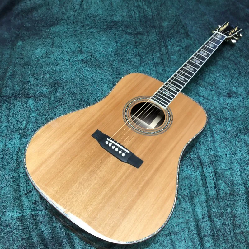 Acoustic Guitar 6strings All wood Spruce Panel Rose wood Fingerboard Support Customization Freeshipping