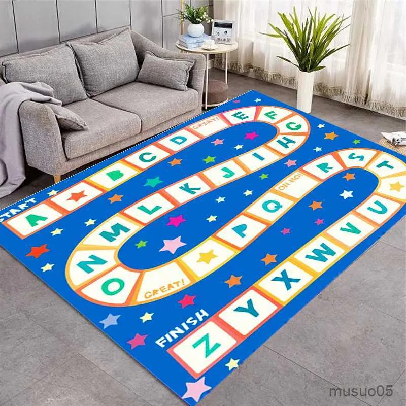 Tapis Tapis de jeu lettres bébé éducation ramper tapis enfants puzzle salon tapis salle de bain éducation tapis tapis pour salon