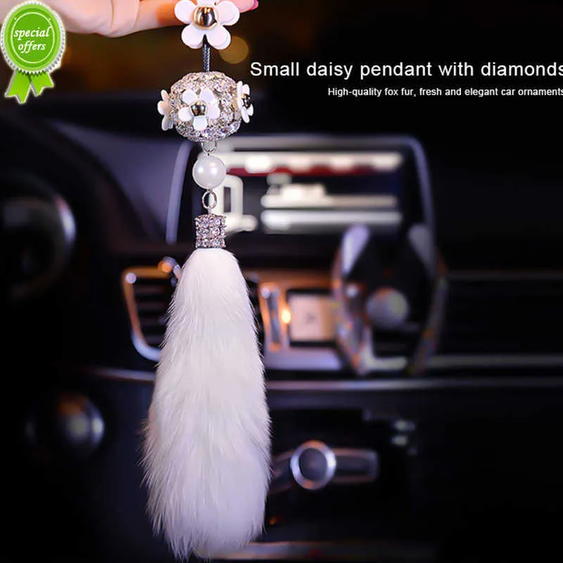Adorno Colgante Diamantes De Imitación Para Espejo De Auto
