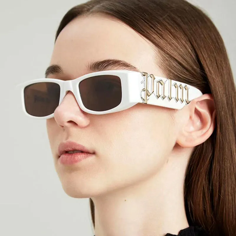 Occhiali Da Sole Oversize Unisex Vintage Con Doppio Ponte – Lenti UV400, Montatura In Metallo E Plastica, Punk