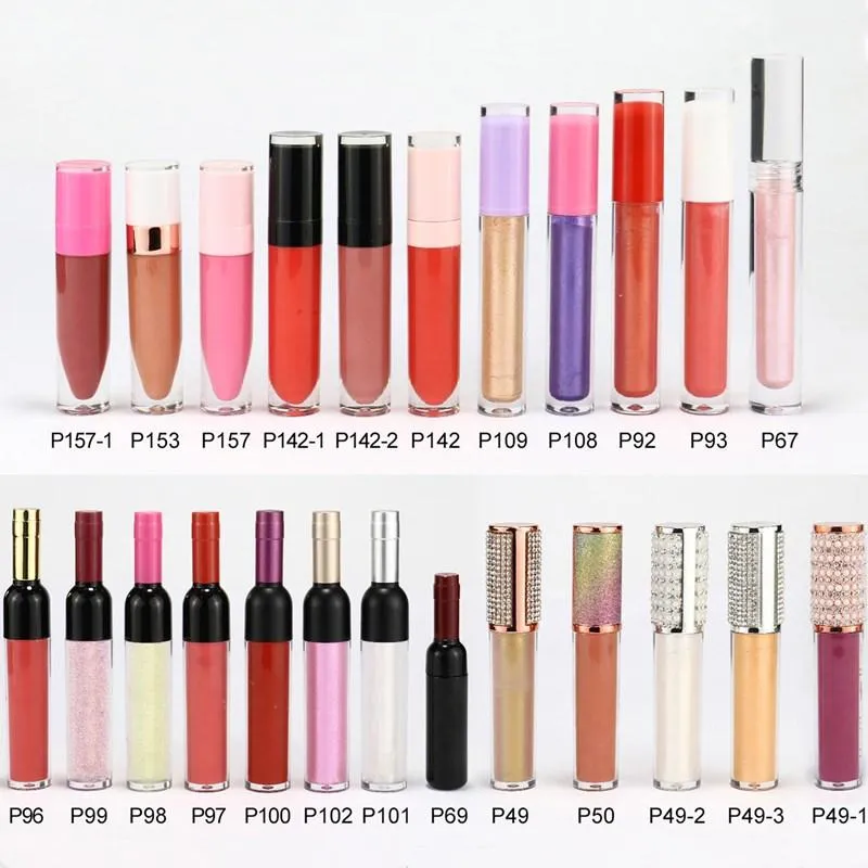 Глосс Gloss JMSP Beauty Store настроил свой собственный бренд 122 Цвет DIY блестящий глянцевая прозрачная помада