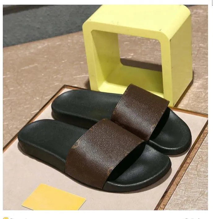 2023 Sandalen Slippers Slides Casual Schoen Platte Slide Designer Vrouwen Slipper Flip Flop Luxe Merk lichtgewicht huis zwarte sandalen voor mannen 35-45