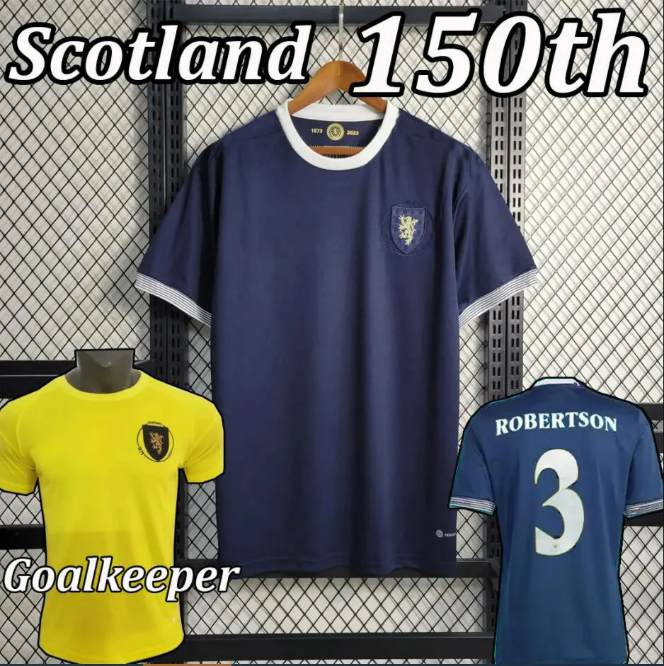 2023 maillots de football du 150e anniversaire de l'Ecosse ROBERTSON McTominay 150 ans édition spéciale 2023 2024 maillot de football 23 24 hommes kit enfants ensembles uniformes