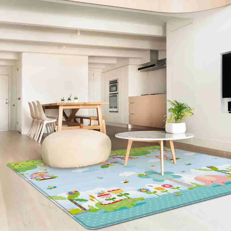 Alfombra De área Grande Para Niños Y Bebés, Suave Y Gruesa, Antideslizante, Cómoda Alfombra De Sala De Estar, Tapete De Yoga, Tapete De Ejercicio Para Suelo