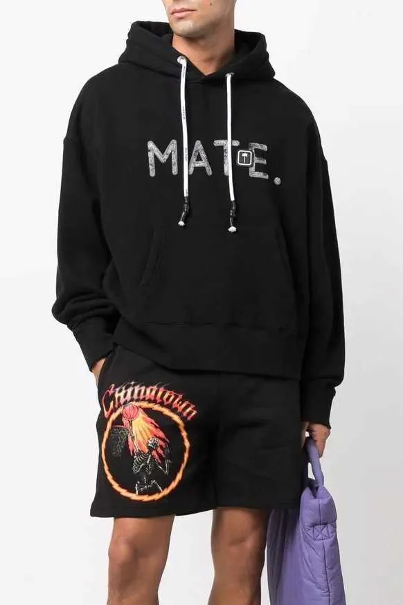 Designer Clothing Fashion Sweatshirts Palmes Angels mate letter printed Logo Hoodie men's women's loose Pullover Hoodie Luxury Streetwear Casual Pullover jacket