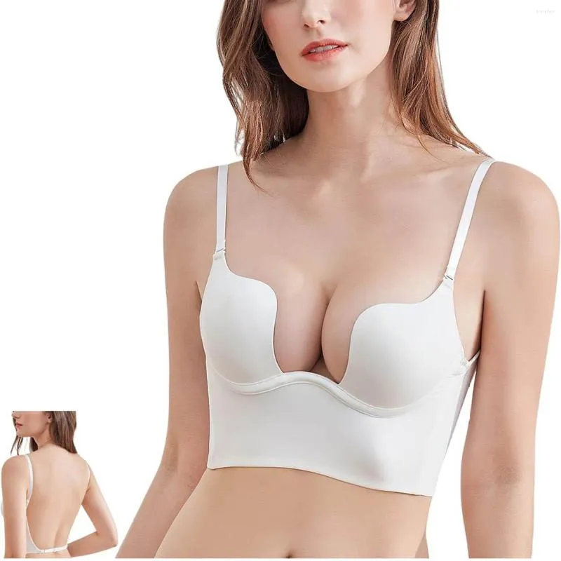 Bustier dos hot sale nu sans bretelle
