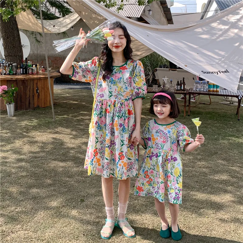 Matching Mom Daughter Dresses: Summer Floral Family... From Kong06, $16.06  | DHgate.Com