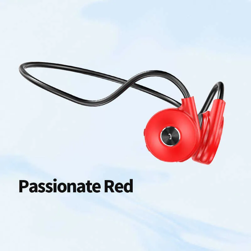 New M1 Bluetooth headset bone conduction ear band mark running ear hanging sports true stereo business